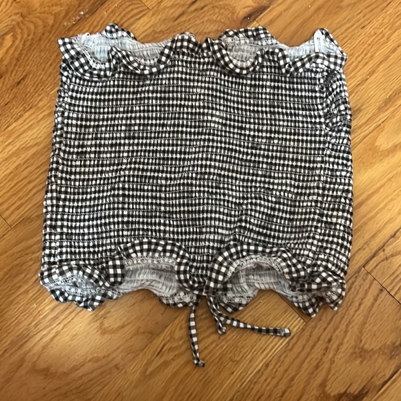 Express gingham tube top - Picture 2 of 3